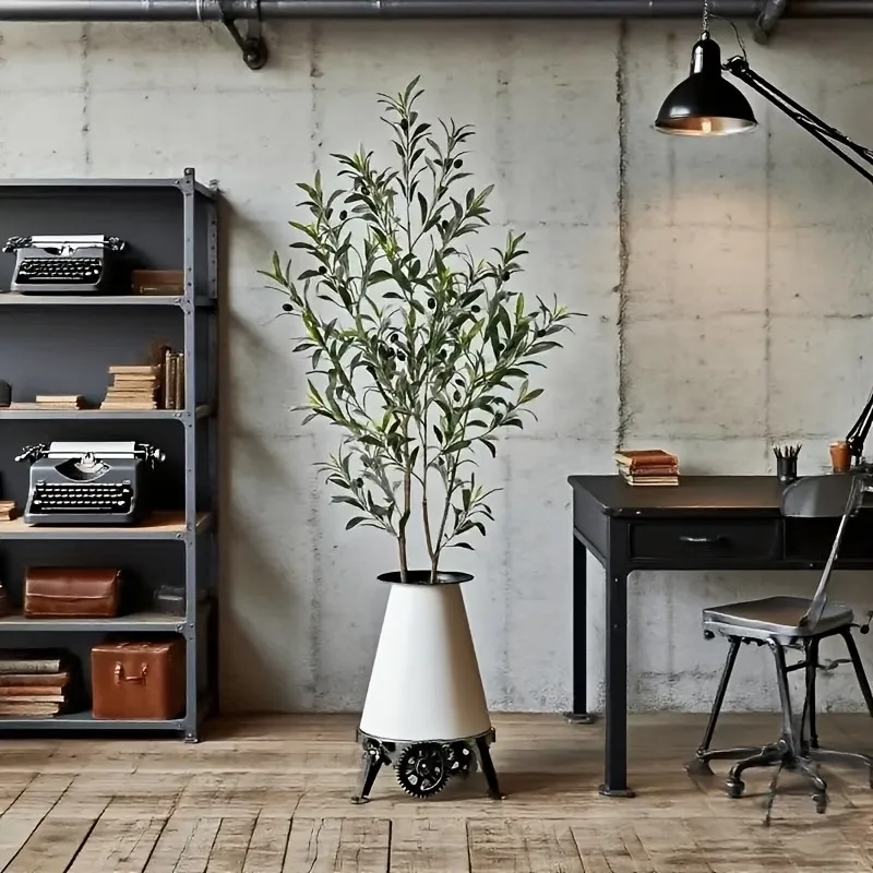 Ficus Lyrata Tree - Kunstmatige olijfboom 28cm-120cm, potloze kunstplant voor