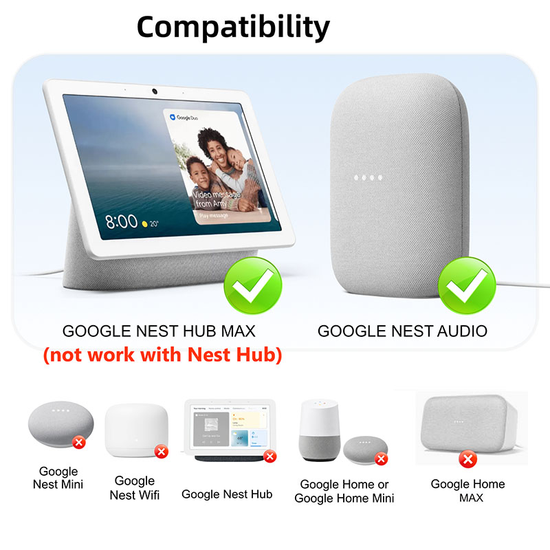24V voedingsadapter voor Googl - Google Speaker Nest Audio recensie en prijs