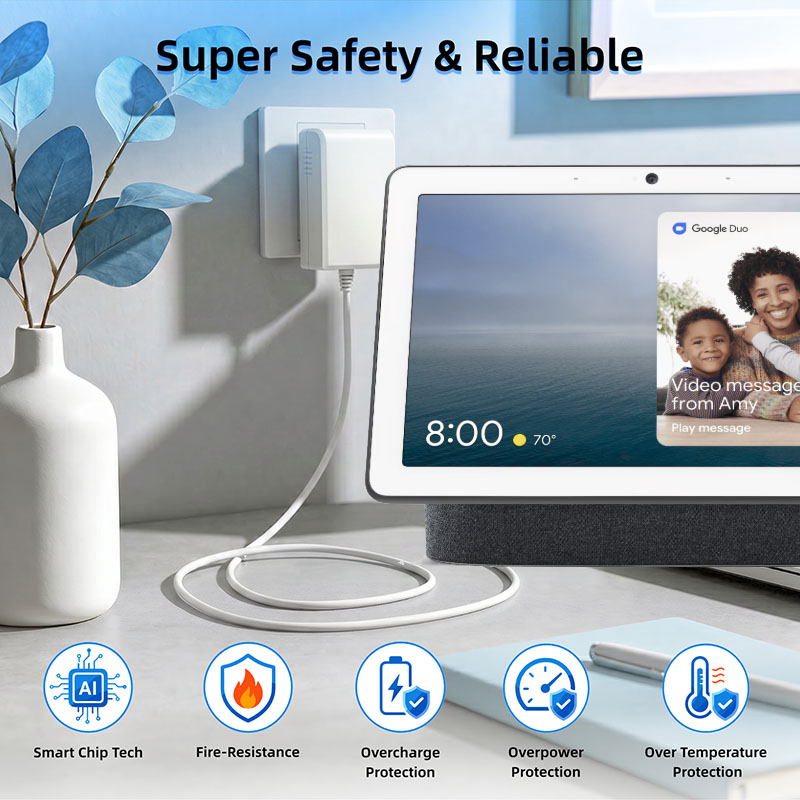 24V voedingsadapter voor Googl - Google Speaker Nest Audio recensie en prijs