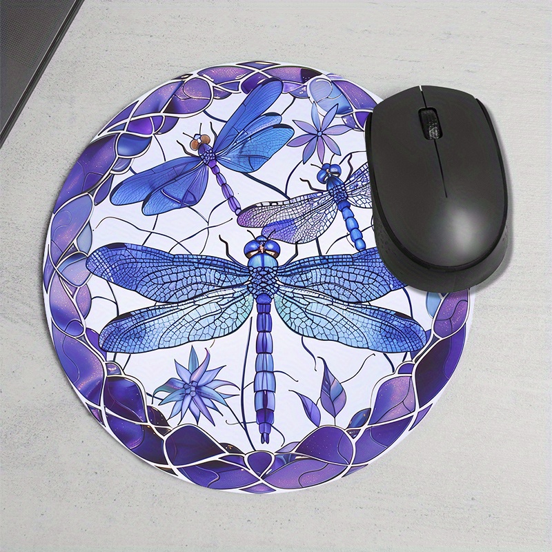 Ronde muismat met paars libell - Tradescantia Purple recensie en prijs